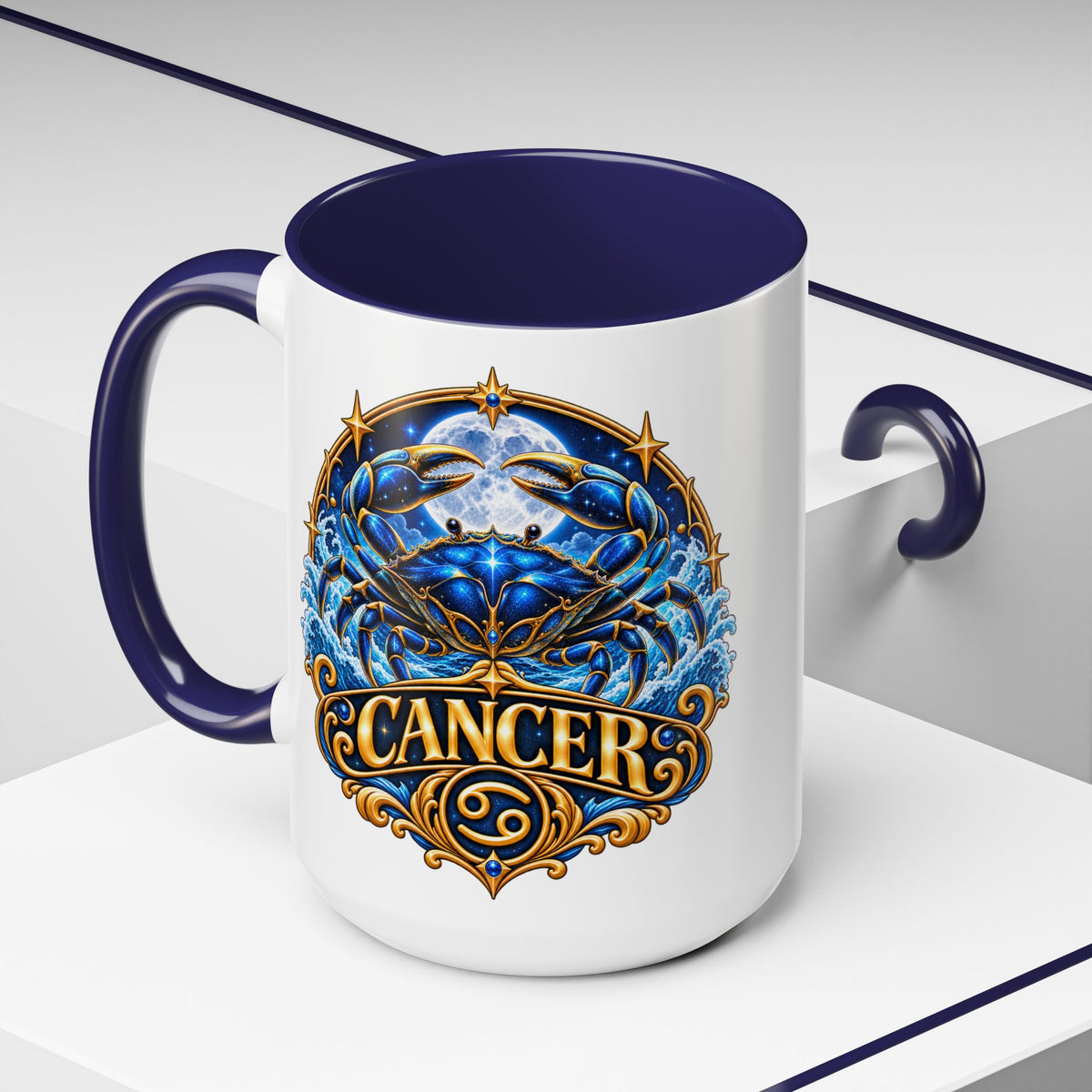 Cancer Zodiac Coffee Mug — Astrology Crab Horoscope Gift (11/15 oz)