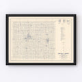 Vintage Map of Garfield County, Oklahoma 1936