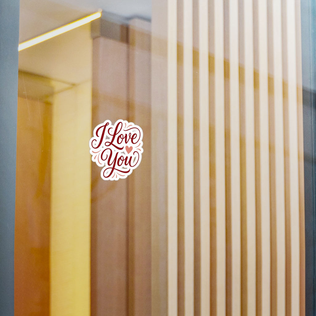 I Love You Vinyl Decal