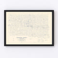 Vintage Map of Canadian County, Oklahoma 1936