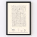 Vintage Map of Alfalfa County, Oklahoma 1936