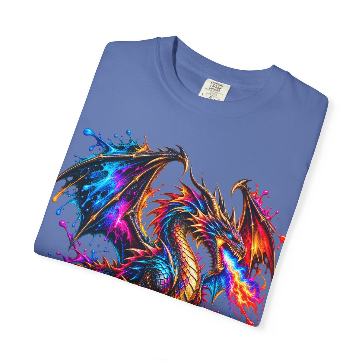 Vibrant Watercolor Dragon T-Shirt