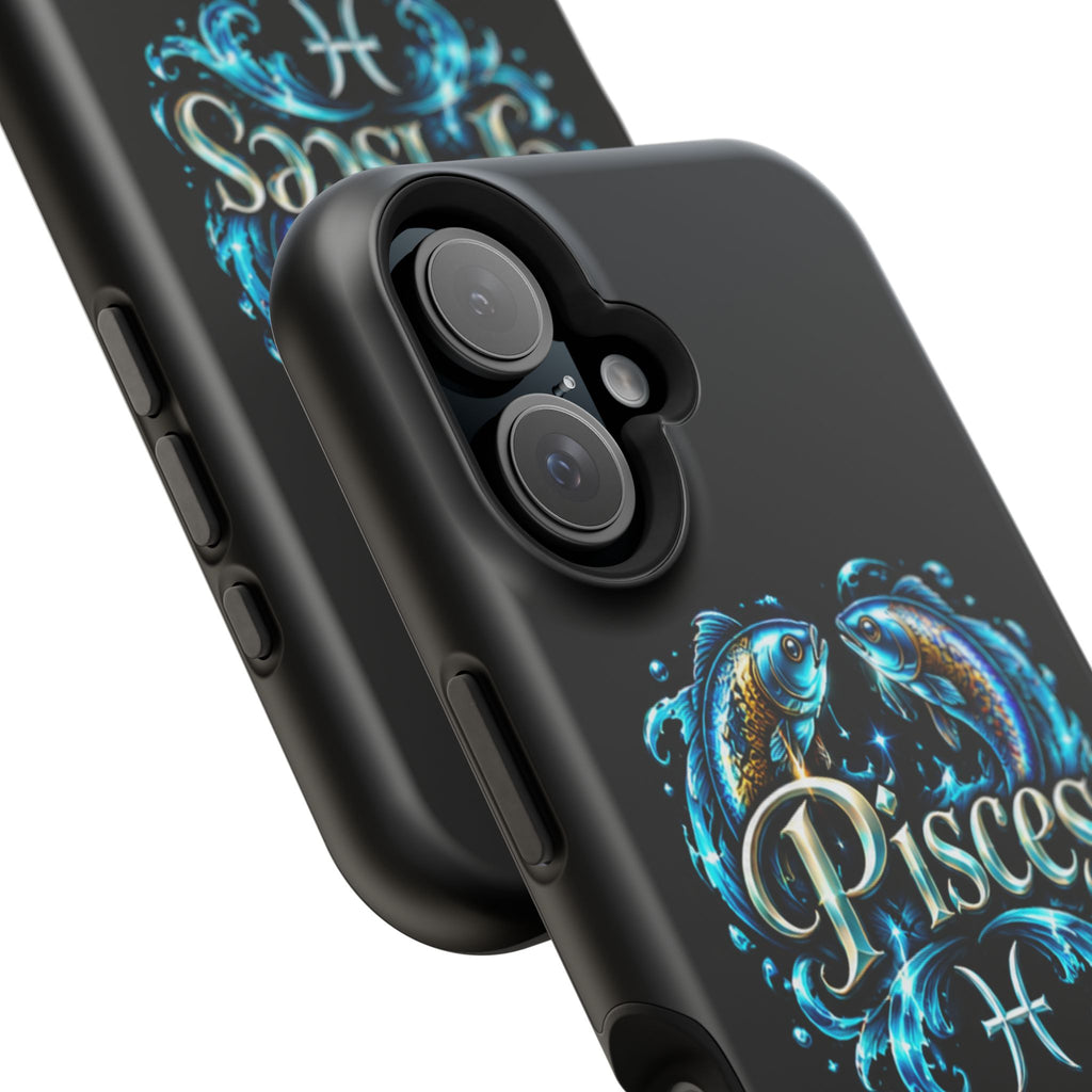 Pisces Magnetic Impact-Resistant Phone Case — Zodiac Fish Astrology Design