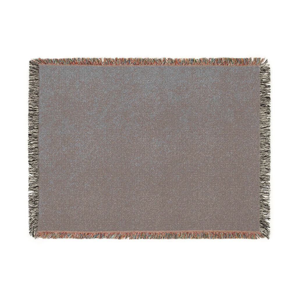 Solid Neutral Fringe Woven Blanket | Cozy Throw, Textured Weave
