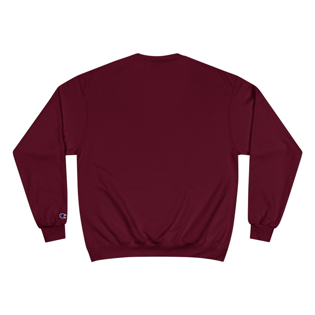 Champion Graphic Sweatshirt — Retro Arch Lettering Pullover
