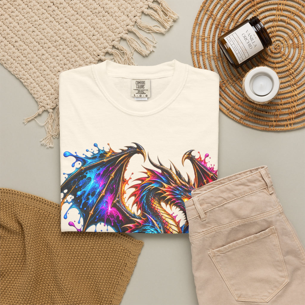 Vibrant Watercolor Dragon T-Shirt
