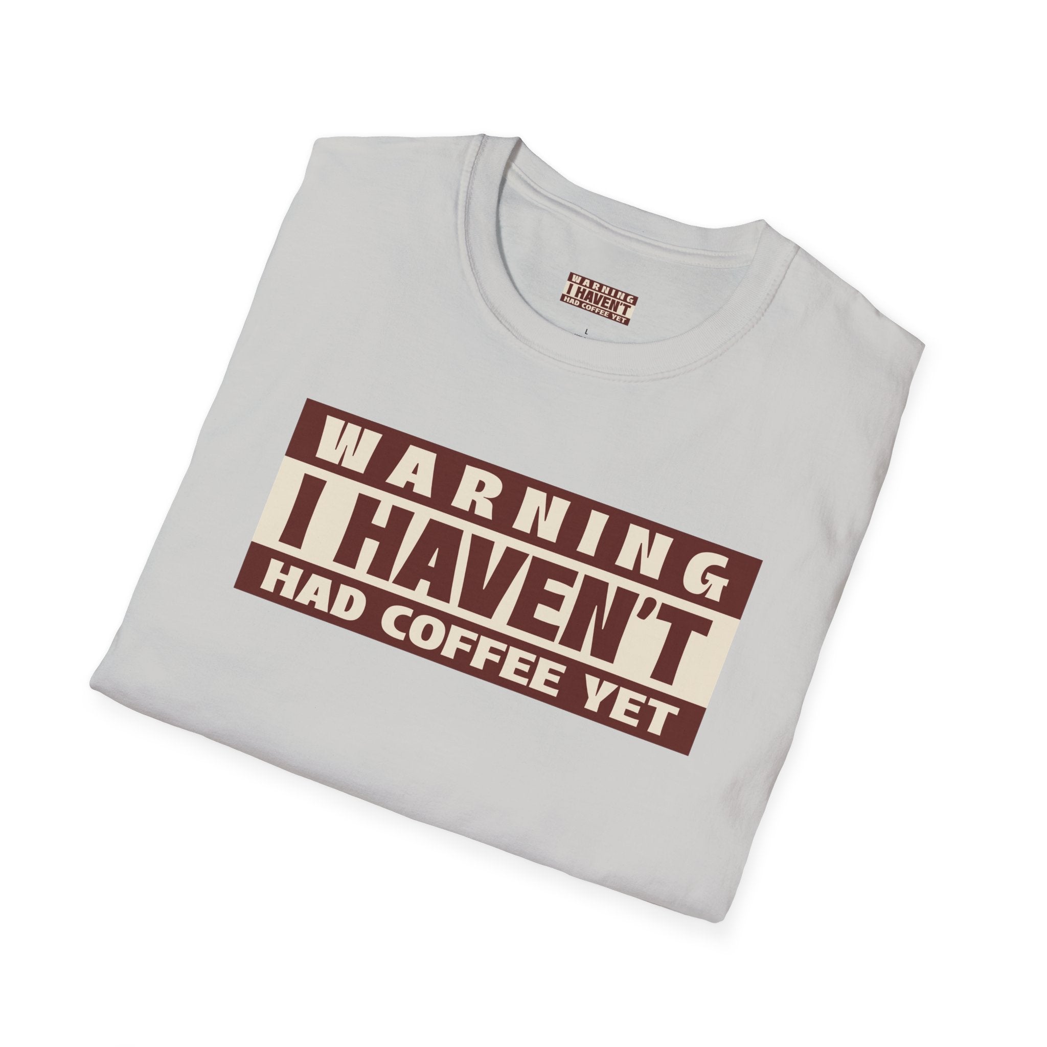 Funny Coffee Warning T-Shirt, Gift for Coffee Lovers, Casual Wear