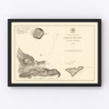 Vintage Anchorage, AK Map 1875