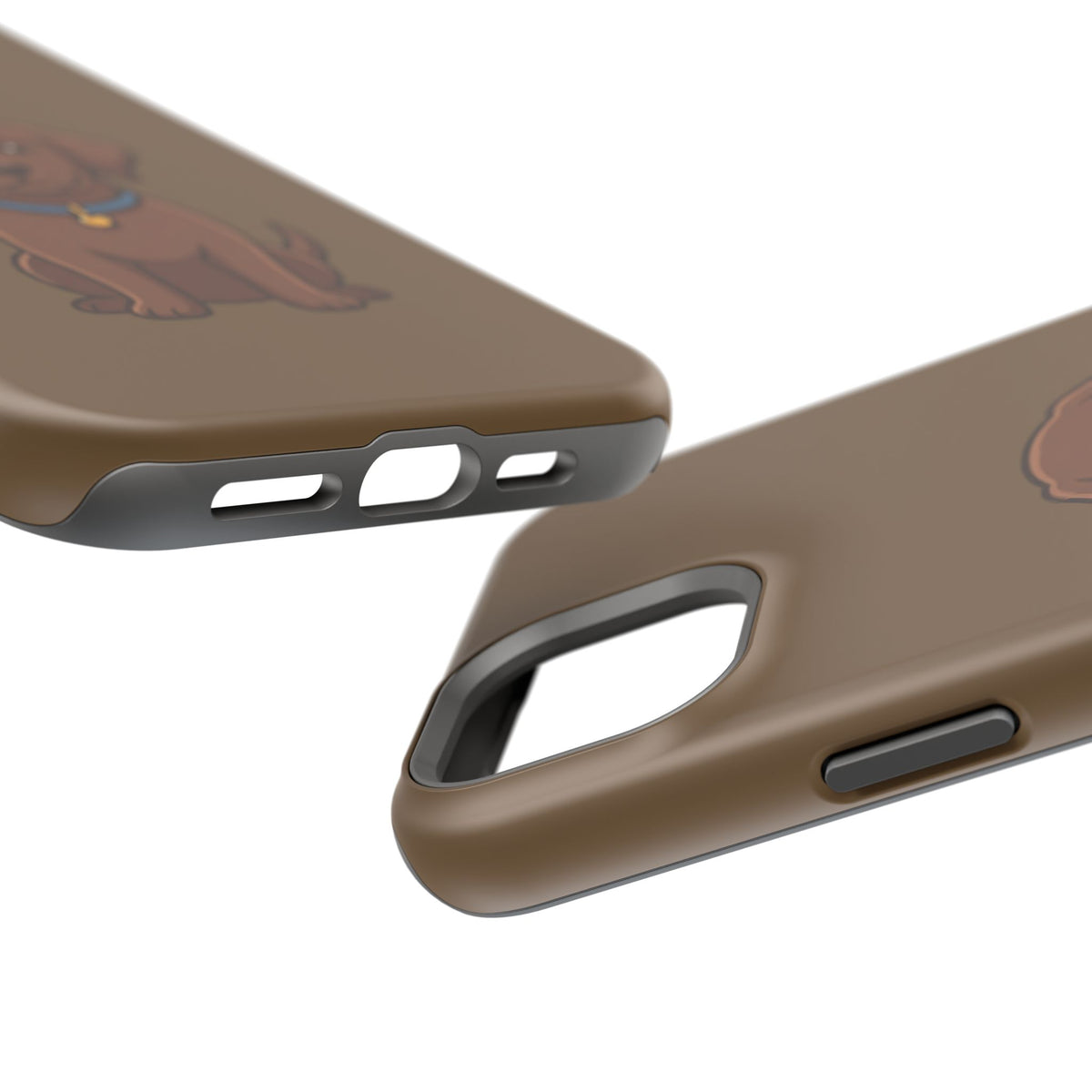 Chocolate Labrador Phone Case — Cute Dog Impact‑Resistant iPhone Cover