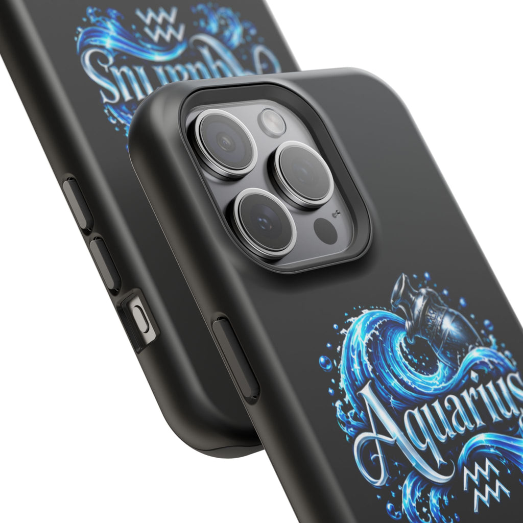 Aquarius Zodiac Magnetic Impact-Resistant Phone Case