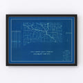 Vintage Map of Franklin County, Indiana 1936
