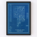 Vintage Map of Fulton County, Indiana 1936