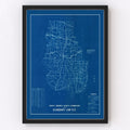 Vintage Map of Harrison County, Indiana 1936