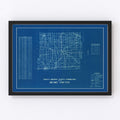 Vintage Map of Henry County, Indiana 1936