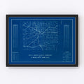 Vintage Map of Lawrence County, Indiana 1936