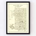 Vintage Map of Madison County, Indiana 1910
