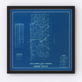 Vintage Map of Martin County, Indiana 1936