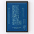 Vintage Map of Miami County, Indiana 1936