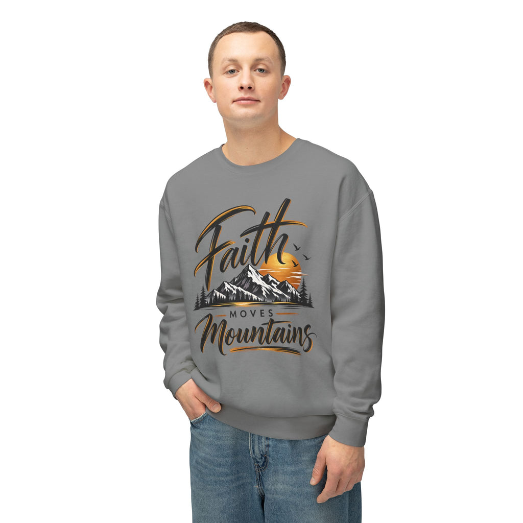 Faith Moves Mountains Crewneck Sweatshirt