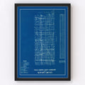 Vintage Map of Newton County, Indiana 1936