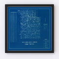 Vintage Map of Parke County, Indiana 1936