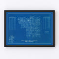 Vintage Map of Pike County, Indiana 1936