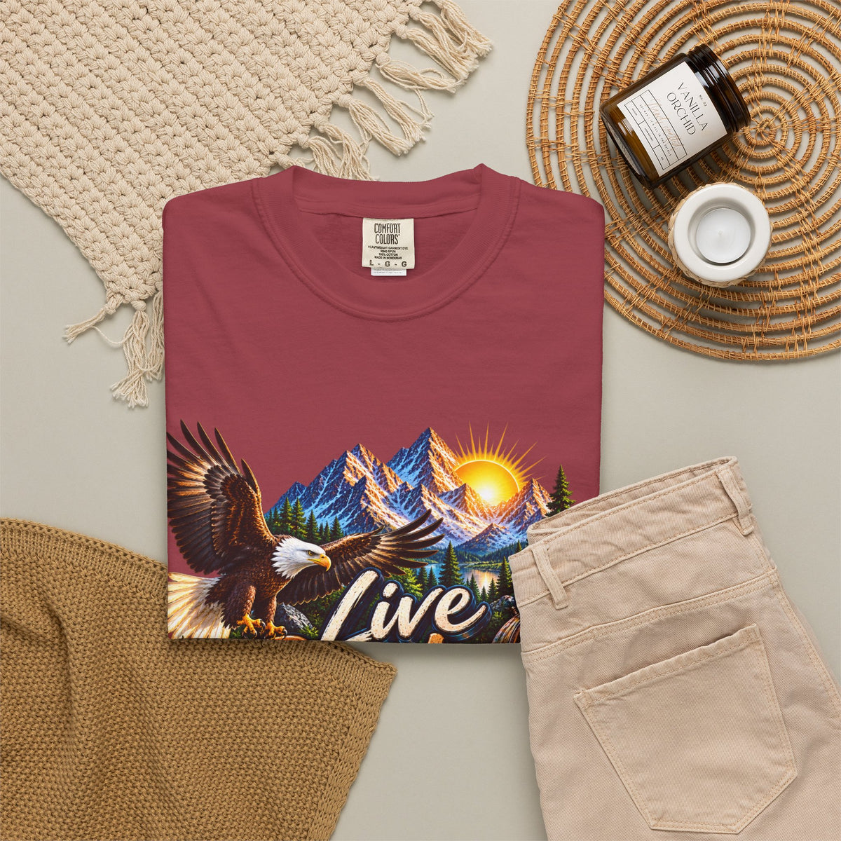 Adventure T-Shirt — "Live Bolder: Explore More, Stay Wild" Graphic Tee