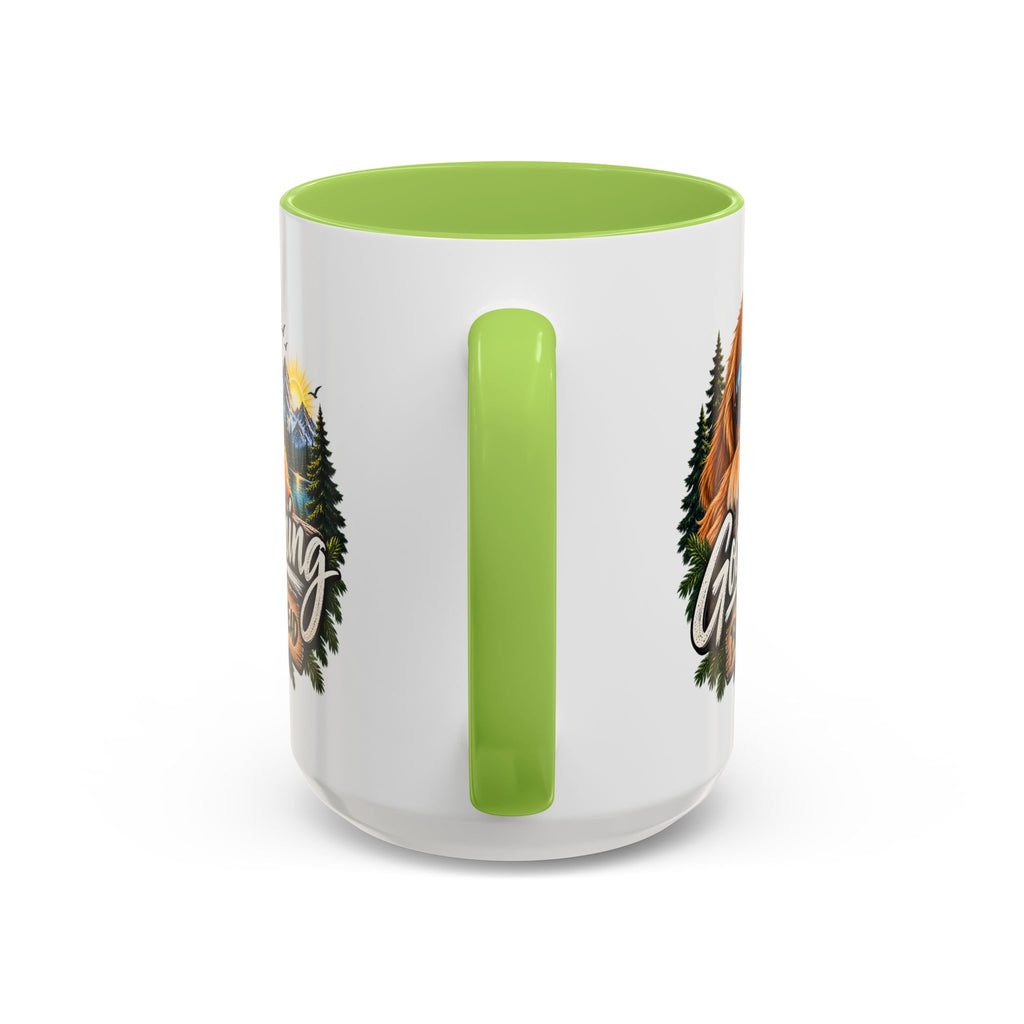 Good Morning Dog Coffee Mug — 'Good Morning, Better Days Ahead' Accent Mug