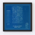 Vintage Map of Shelby County, Indiana 1936