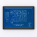 Vintage Map of St. Joseph County, Indiana 1936