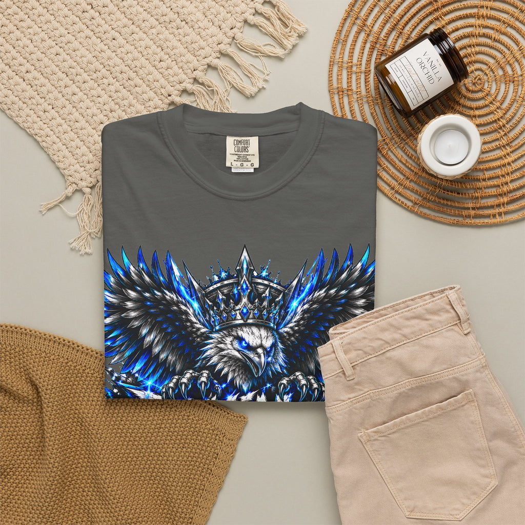 Dominate Eagle Graphic T-Shirt — Bold Crowned Eagle Design