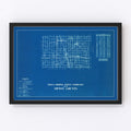Vintage Map of Tipton County, Indiana 1936