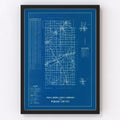 Vintage Map of Wabash County, Indiana 1936