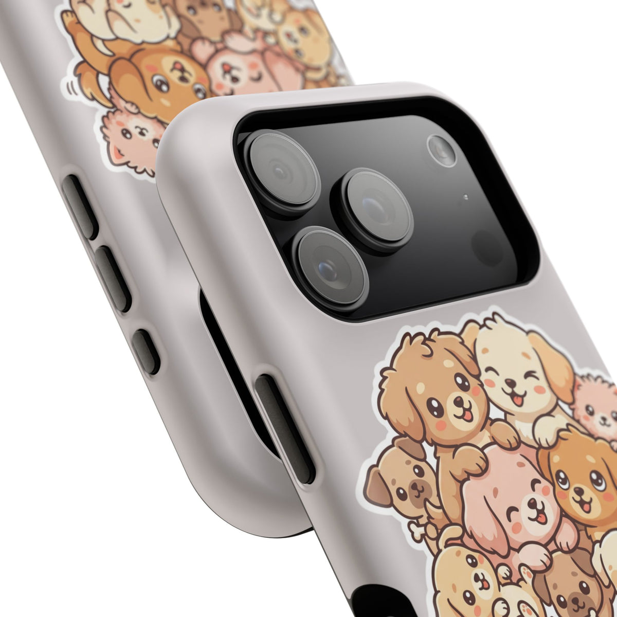 Cute Puppy Pile Magnetic Impact-Resistant Phone Case