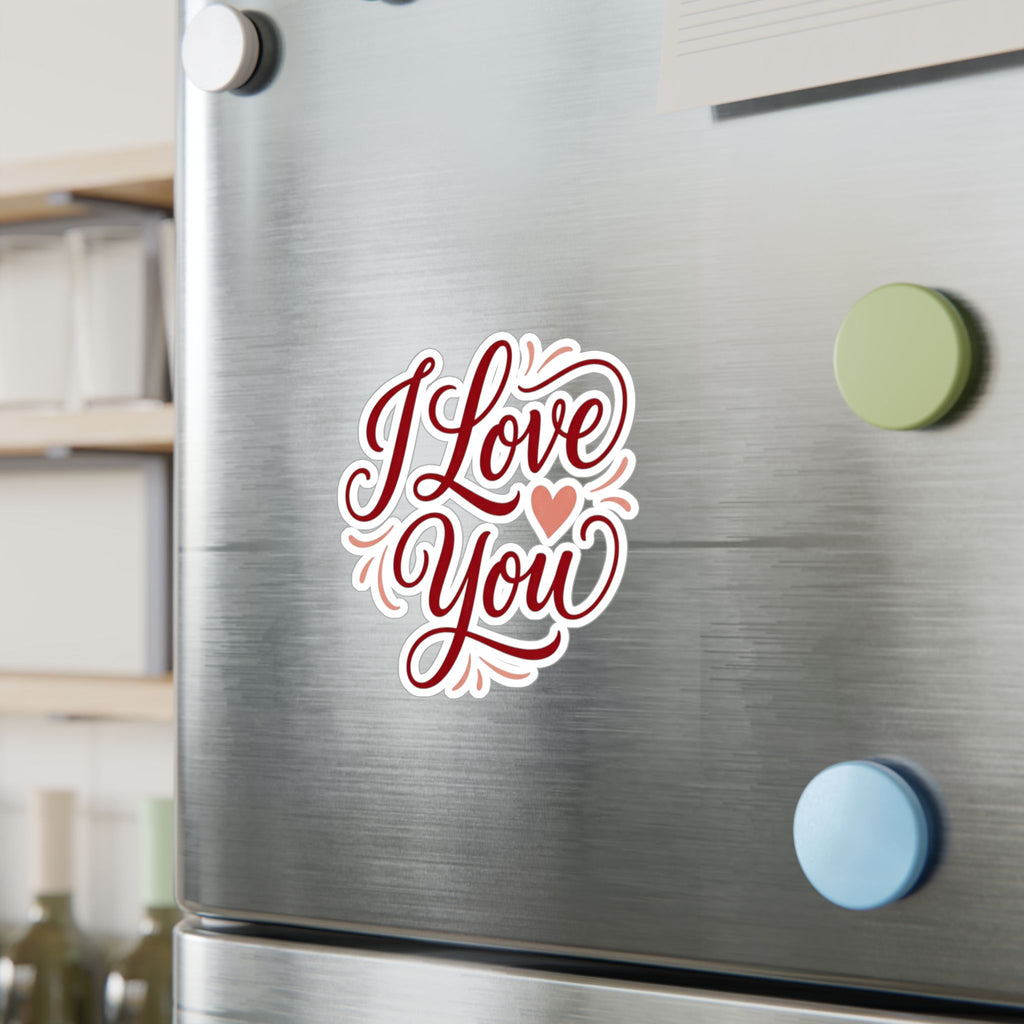 I Love You Vinyl Decal