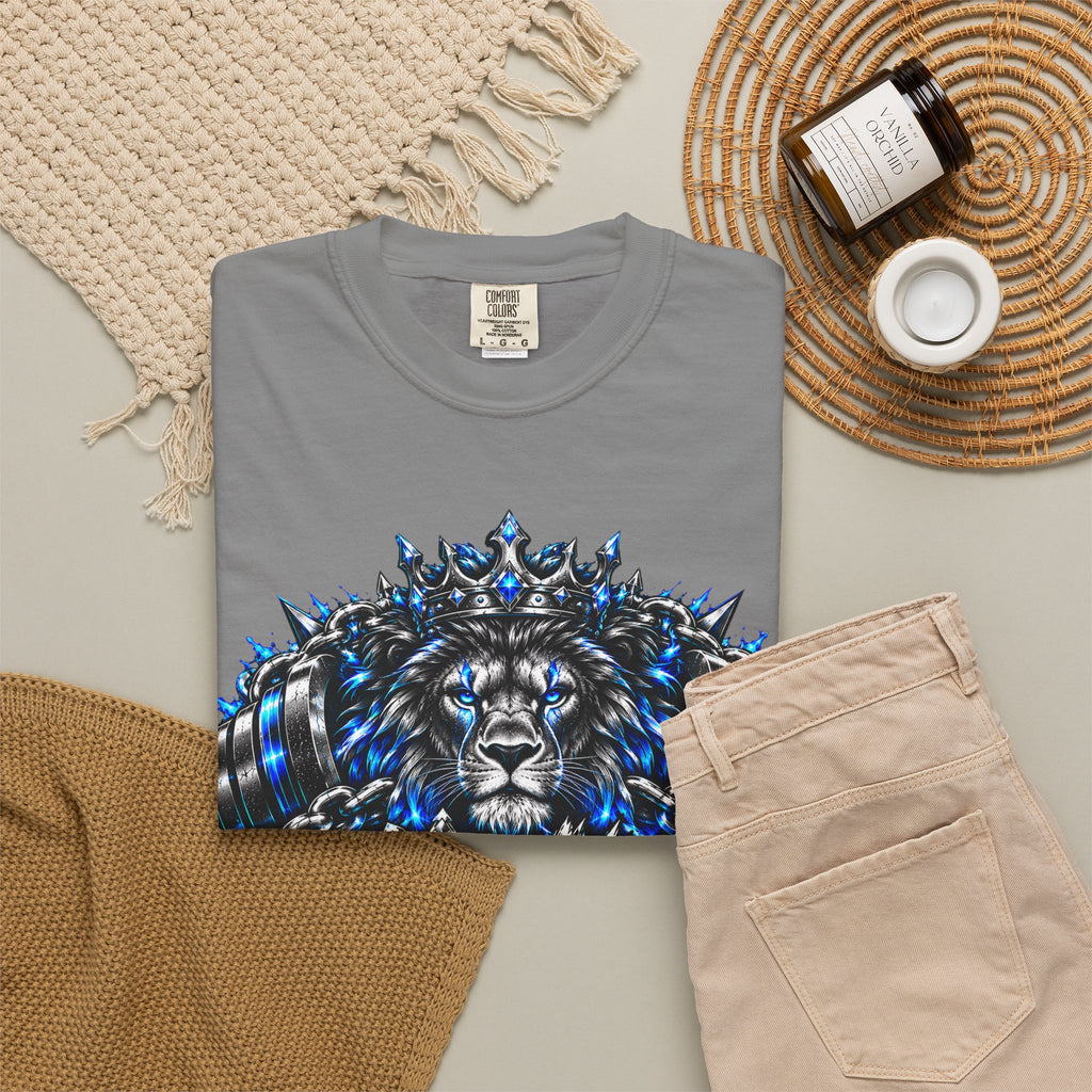 Lion Kingmode Graphic Tee — Gaming Headset Lion Design