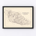 Vintage Map of Angelina County, Texas 1899