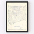 Vintage Map of Johnson County, Texas 1899