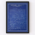 Vintage Map of Donley County, Texas 1904