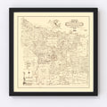 Vintage Map of Smith County, Texas 1905