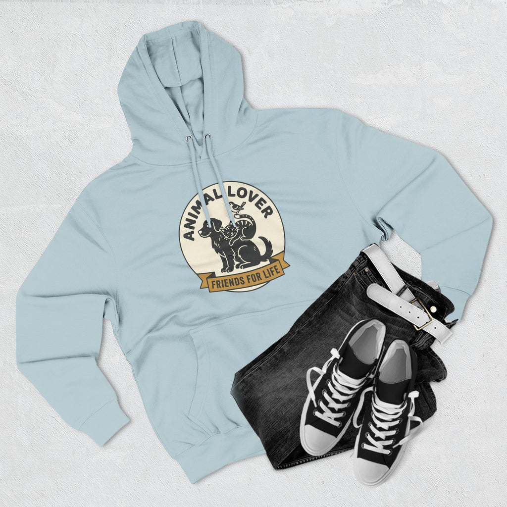 Animal Lover Hoodie – Friends For Life Graphic Pullover