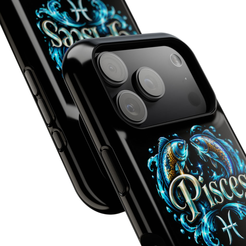 Pisces Magnetic Impact-Resistant Phone Case — Zodiac Fish Astrology Design
