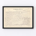 Vintage Map of Andrews County, Texas 1925