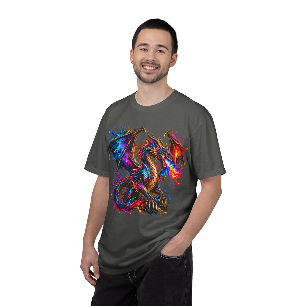 Vibrant Watercolor Dragon T-Shirt