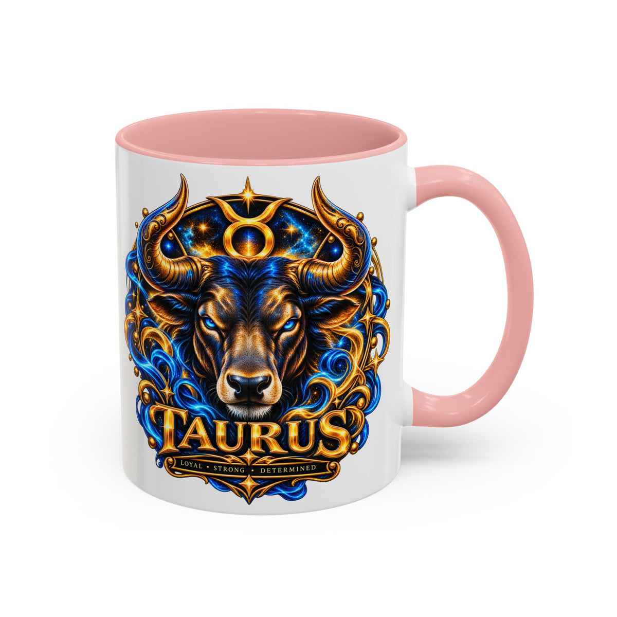 Taurus Coffee Mug — Zodiac Bull Accent Mug (11/15oz)