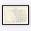 Vintage Map of Deaf Smith County, Texas 1926