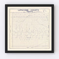 Vintage Map of Limestone County, Texas 1927