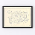 Vintage Map of Madison County, Texas 1922