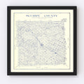 Vintage Map of Scurry County, Texas 1921