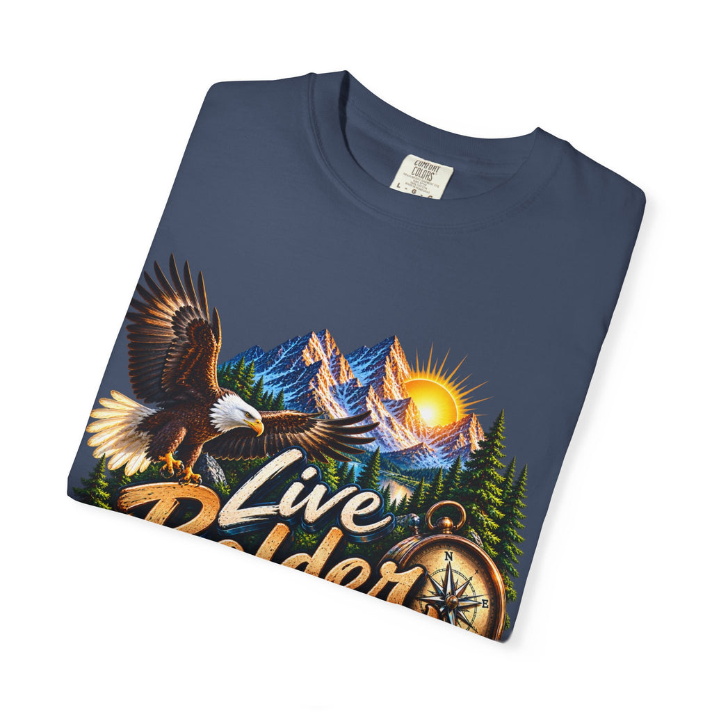 Adventure T-Shirt — "Live Bolder: Explore More, Stay Wild" Graphic Tee